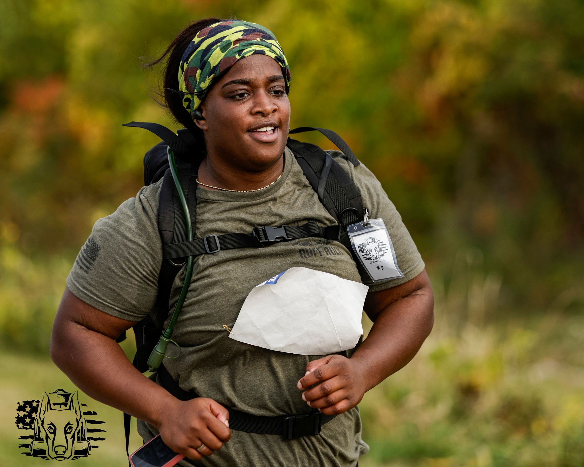 Four-person Frontline Challenge team at the Ruff Ruck